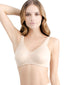 Wheat No Underwire Plush Bra 7306