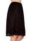 Black Lace Half Skirt Slip 1017