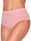 Dark Salmon Microfiber Smoothing High Rise Brief Panty 1551