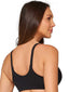 Black Full Coverage Front Clasp Bra 7472