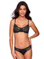 Dark Salmon Lace bra and panty set 71054