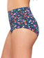 Dark Salmon Microfiber Smoothing High Rise Brief Panty 1551