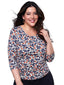 Thistle Super Smooth 3/4 Sleeve Top 4423