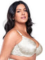 Tan Full Coverage Front Clasp Bra 7472