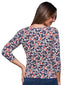 Light Gray Super Smooth 3/4 Sleeve Top 4423