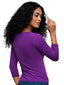 Dark Slate Blue Super Smooth 3/4 Sleeve Top 4423