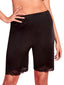 Black Women's Lace Edge Bloomer Pettipant Slip 1037