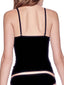 Black Adjustable straps top 4444