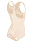 Antique White Open Bust Control Bodysuit 7193