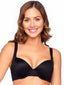Black Full Coverage Bra 7352