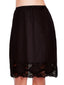 Black Lace Half Skirt Slip 1017