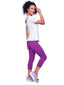 Light Gray Mid Rise Capri Leggings 1794