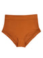 Chocolate Microfiber Smoothing High Rise Brief Panty 1551
