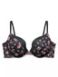 White Smoke Plunge Push Up Bra 7926