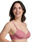 White Smoke Gel Wire T-shirt Bra 7367