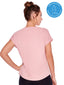 Light Pink Eco Boat Neck Top 81040