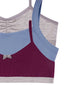 Light Slate Gray Girls 3 Pack Tops 23988