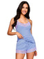 Light Steel Blue Cami and Short PJ Set 3405