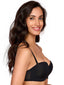 Black Smooth strapless bra 70104