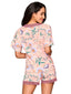 Pink Cotton short pajama set 77129