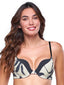 Tan Plunge Push Up Bra 7926