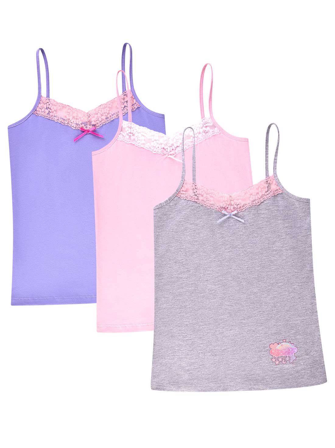 Thistle Girls 3 Pack Camis 33310