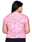 Pink Cotton Short Sleeve Top 81129