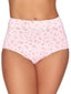 Dark Salmon Microfiber Smoothing High Rise Brief Panty 1551