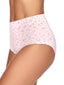 Dark Salmon Microfiber Smoothing High Rise Brief Panty 1551