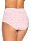 Dark Salmon Microfiber Smoothing High Rise Brief Panty 1551