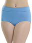 White Smoke Microfiber Smoothing High Rise Brief Panty 1551