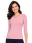 Light Pink Super Smooth 3/4 Sleeve Top 4423