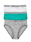 Gray Girls 3 Pack Panties 23989