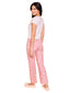 Pink Cotton long pajama set 77130