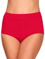 Firebrick Microfiber Smoothing High Rise Brief Panty 1551