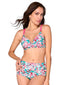 White Smoke Full Coverage Front Clasp Bra 7472