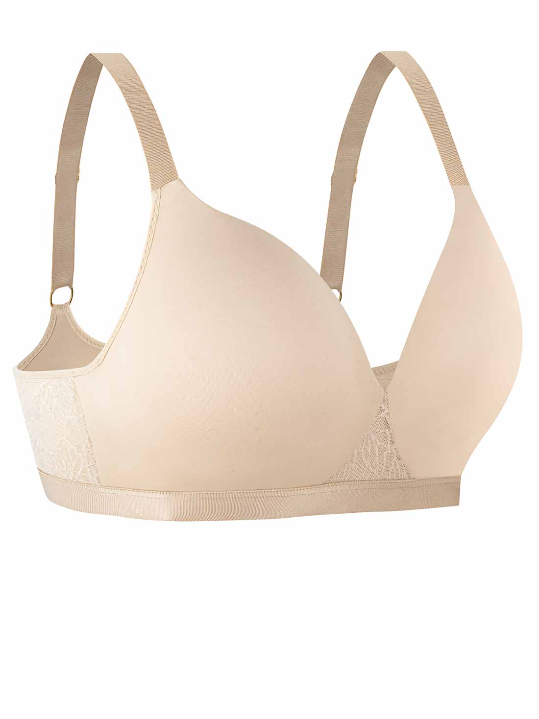 Warners - Blissful Benefits ultrasoft wire-free bra. Colour: white. Size:  34b