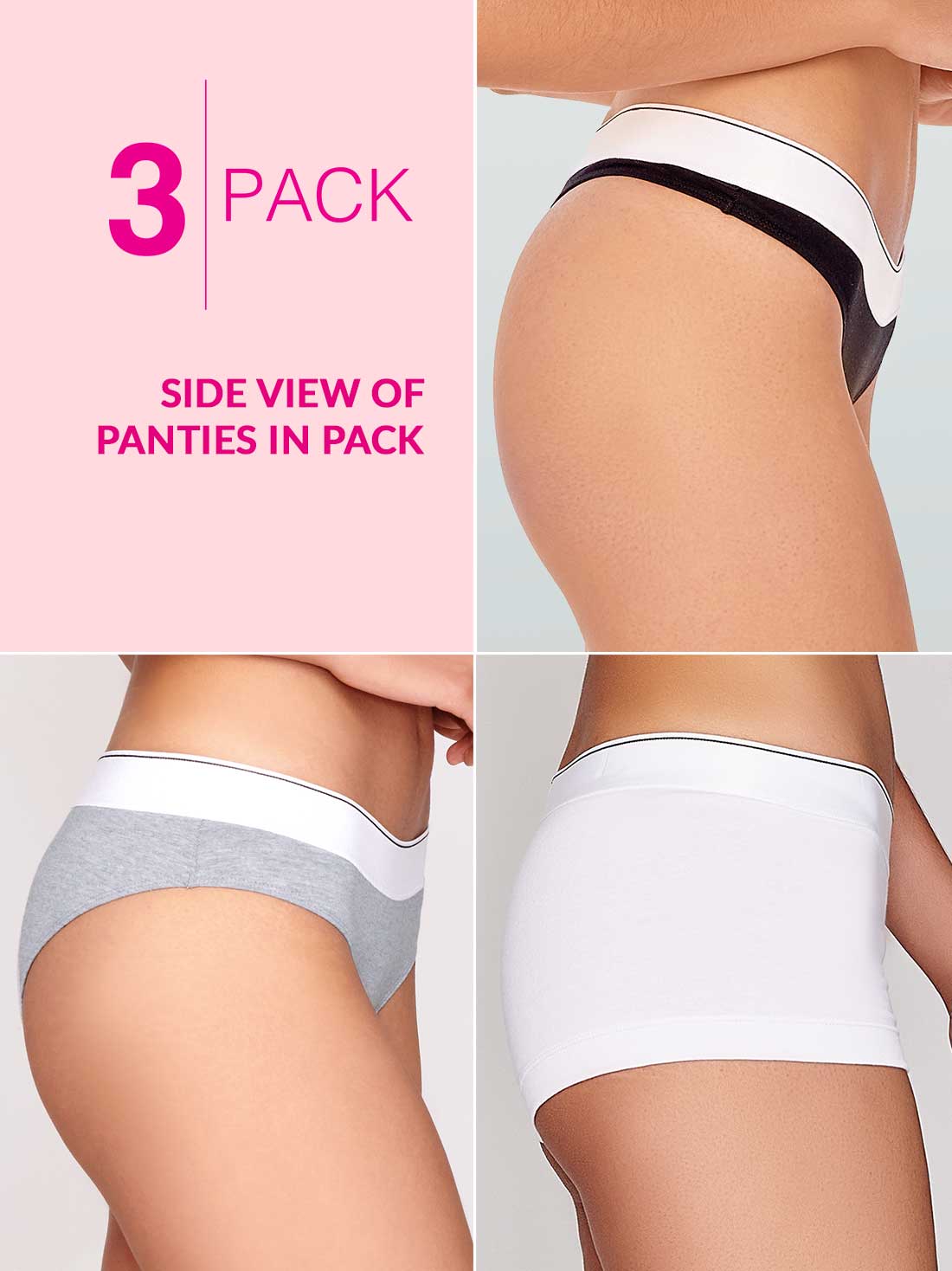 3-Pack Multi Silhouette Panties
