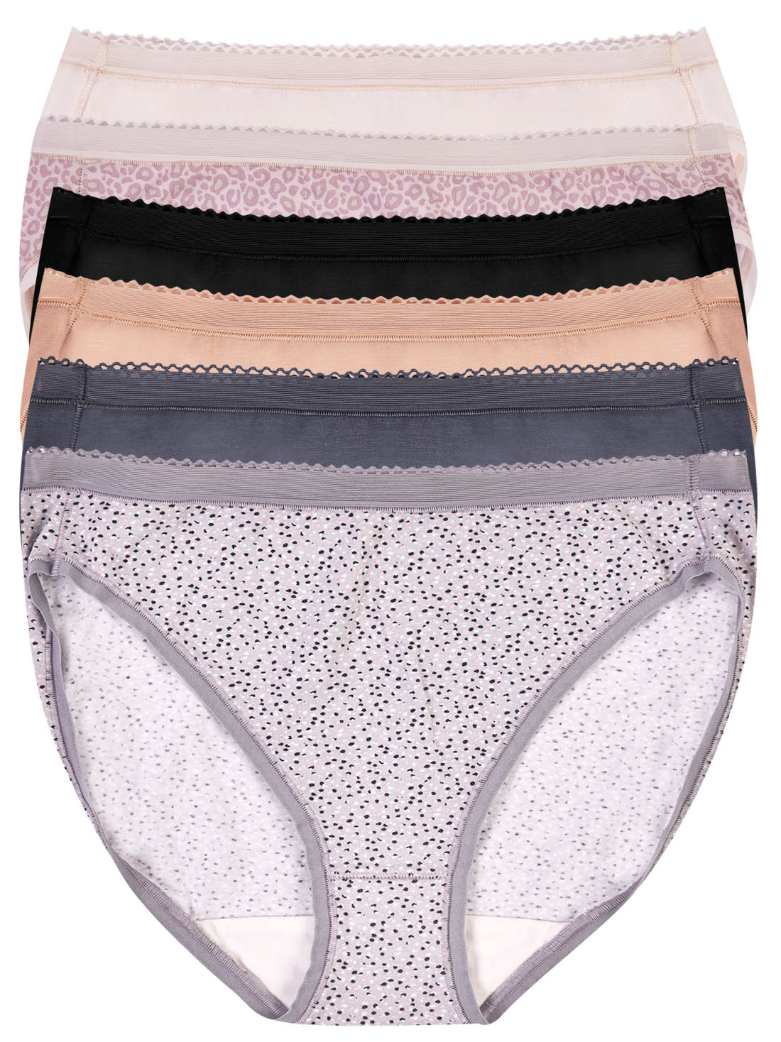 Pack of 6 French Cut Panties 79001