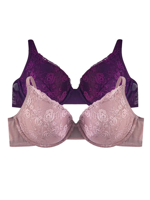 Ilusion Full Coverage Bra 7352 - White 34C, Maximum Support With Smoothing Technology