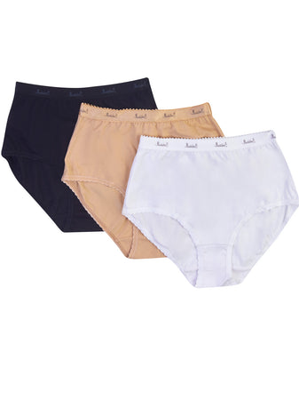Buy Poomex Women's Plain Cotton Panty (Pack of 3) (Colors May Vary