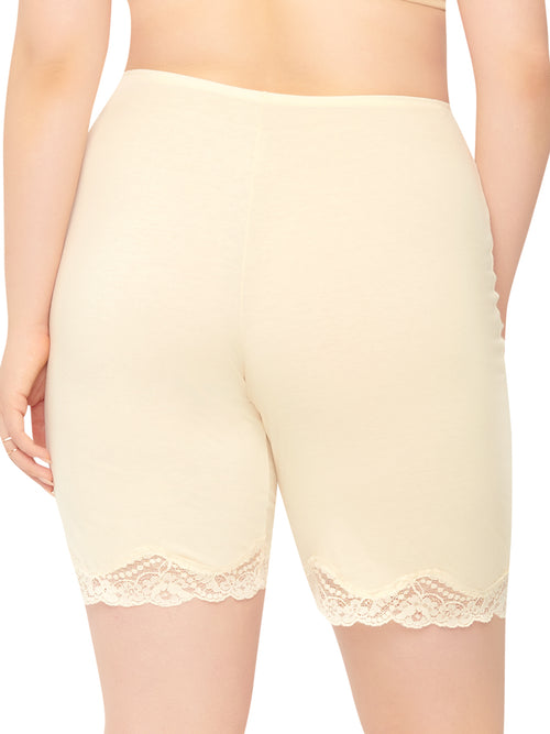 Antique White Lace Trim Bloomer Slip 2637